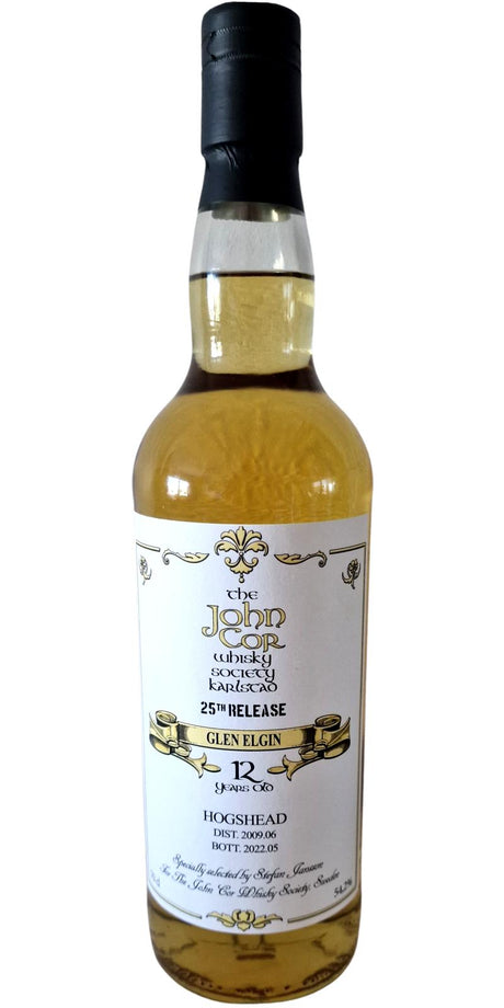 Glen Elgin 2009 JCWS 25th Release 12 Year Old 2022 Release Single Malt Scotch Whisky | 700ML at CaskCartel.com