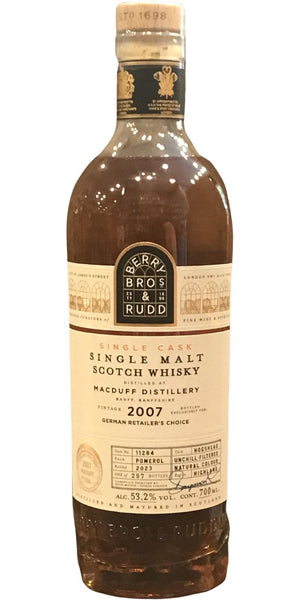 Macduff 2007 (Berry Bros & Rudd) Single Cask Single Malt Scotch Whisky | 700ML at CaskCartel.com