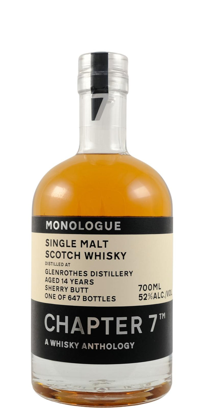 Glenrothes 2008 Chapter 7 Anthology - Monologue 14 Year Old Scotch Whisky | 700ML