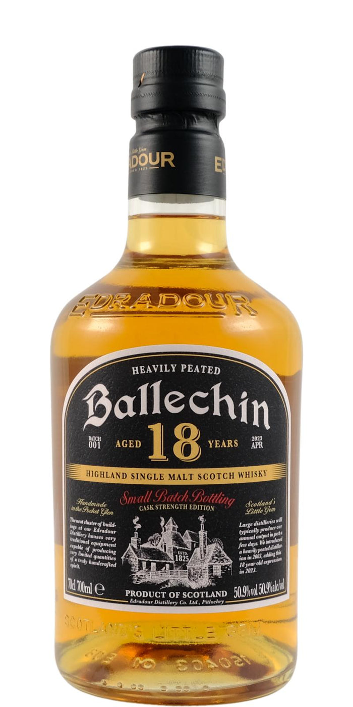 Ballechin Highland Single Malt 18 Year Old Whisky | 700ML
