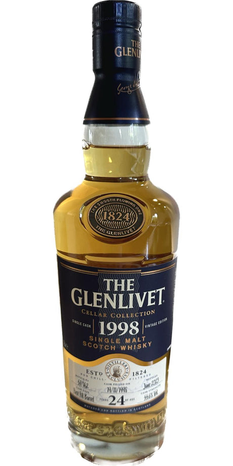 Glenlivet 1998 Cellar Collection Single Malt Scotch Whisky | 700ML at CaskCartel.com