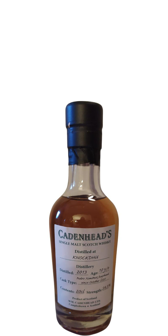 Knockdhu 2013 (Cadenhead's) Single Malt Scotch Whisky | 200ML at CaskCartel.com