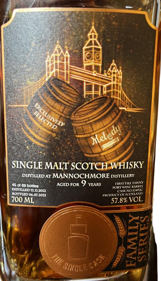 Mannochmore 2012 TSCL 9 Year Old 2022 Release (Cask #12492C) Single Malt Scotch Whisky | 700ML at CaskCartel.com