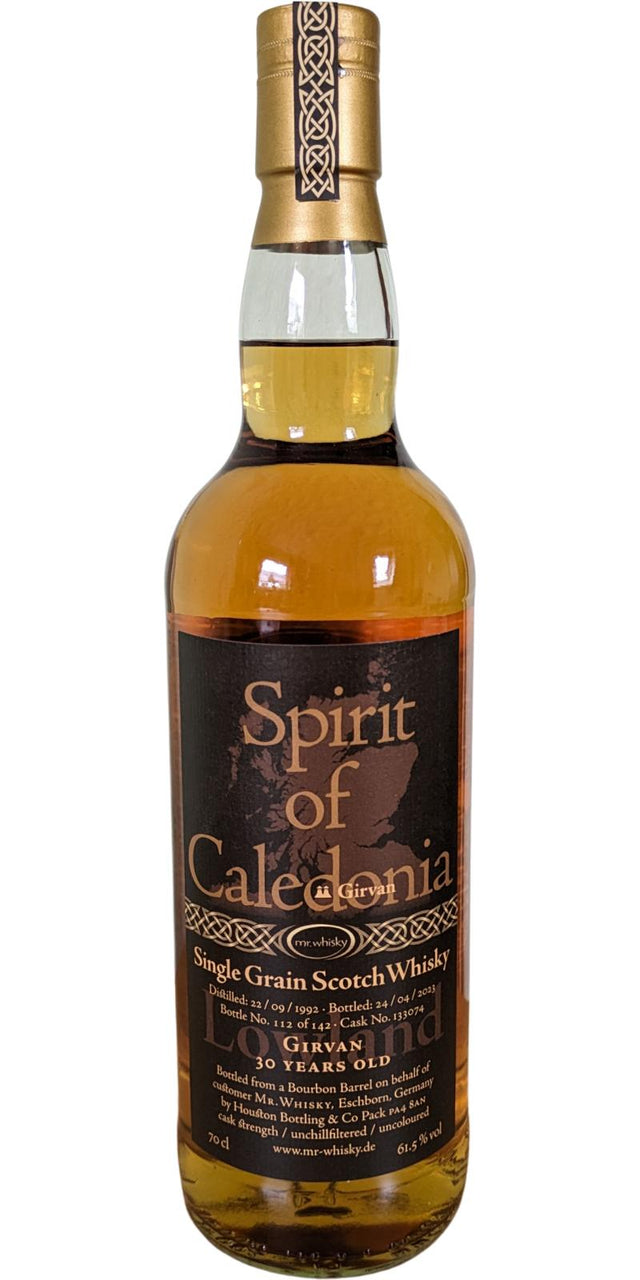 Girvan 1992 MrW Spirit of Caledonia Single Grain Scotch Whisky | 700ML at CaskCartel.com