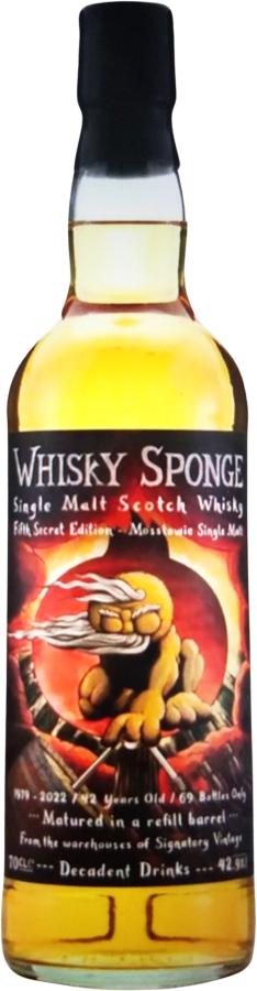 Mosstowie 1979 WSP Fifth Secret Edition 42 Year Old 2022 Release Single Malt Scotch Whisky | 700ML