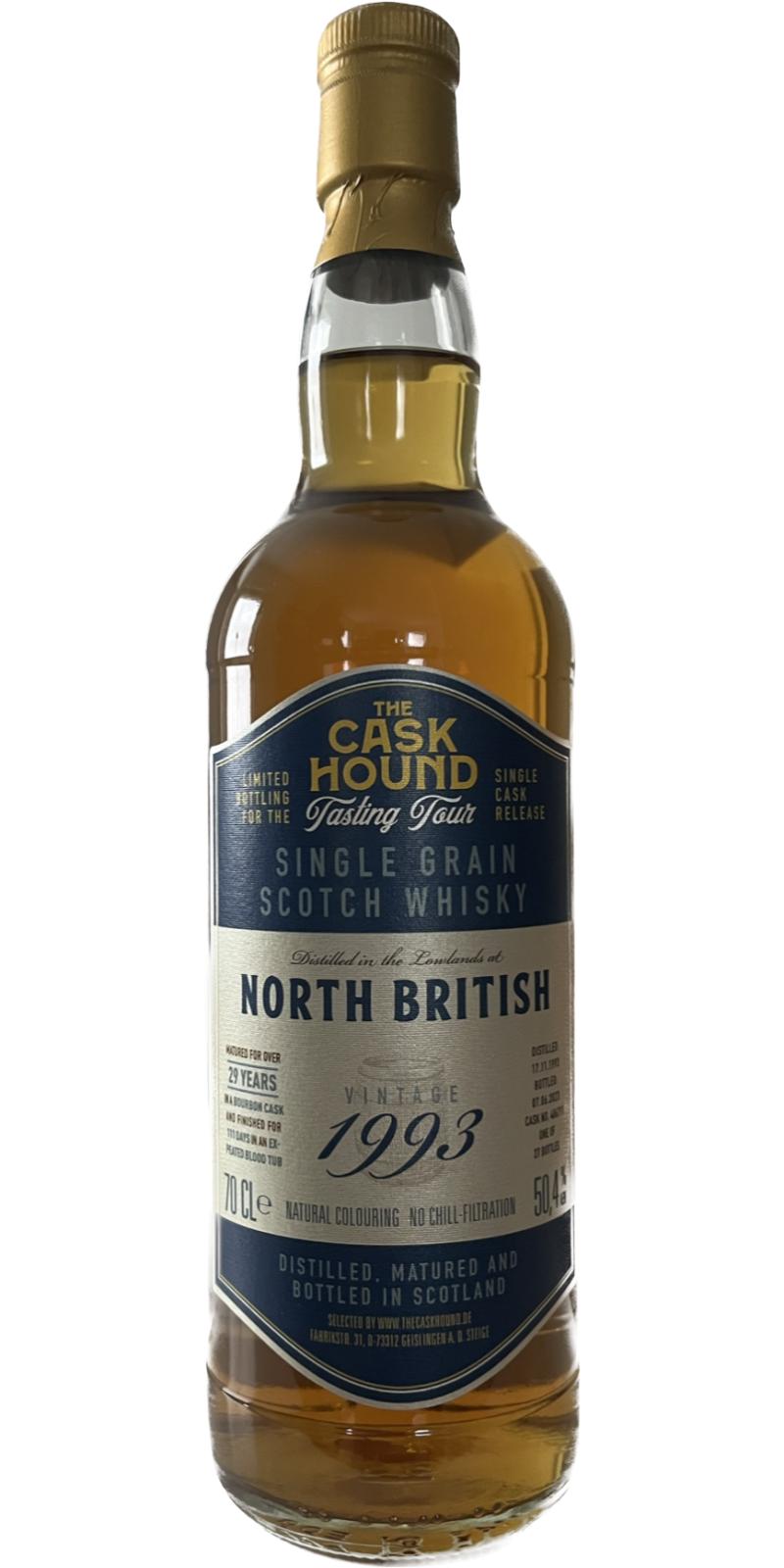 North British 1993 (The Cask Hound) Tasting Tour Scotch Whisky | 700ML at CaskCartel.com