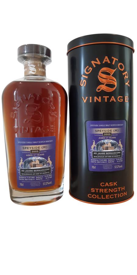 Macallan 2005 (Signatory Vintage) Cask Strength Collection, Speyside (M) 17 Year Old Scotch Whisky | 700ML at CaskCartel.com