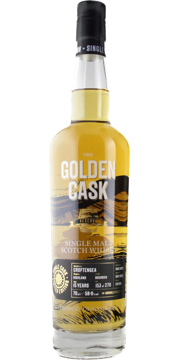 Croftengea 2007 (The House of MacDuff) The Golden Cask - Reserve 15 Year Old 2022 Release Single Malt Scotch  Whisky | 700ML
