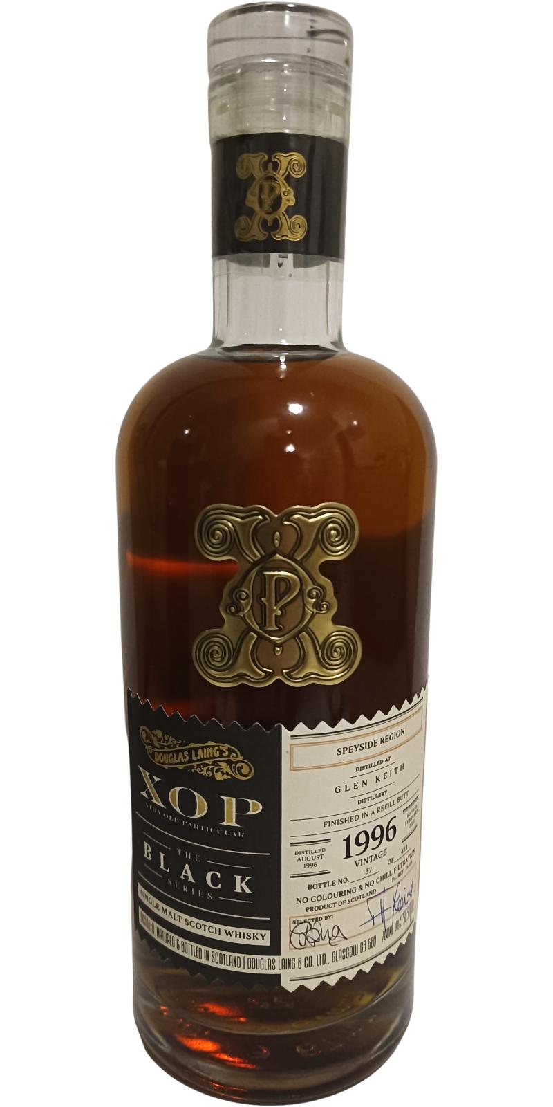 Glen Keith 1996 DL XOP Black Series 25 Year Old 2022 Release Cask #15466 Single Malt Scotch Whisky | 700ML at CaskCartel.com