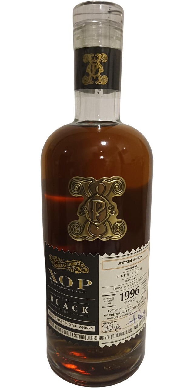 Glen Keith 1996 DL XOP Black Series 25 Year Old 2022 Release Cask #15466 Single Malt Scotch Whisky | 700ML at CaskCartel.com