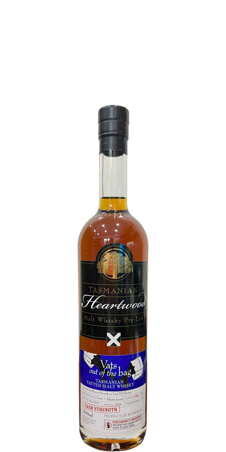 Tasmanian Heartwood Vats Out of The Bag (Heartwood) Peated Malt Whisky | 500ML at CaskCartel.com