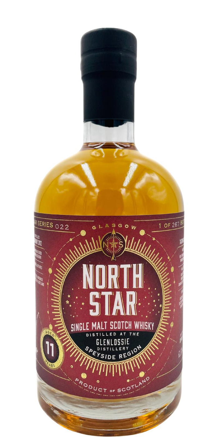 Glenlossie 2012 (North Star Spirits) Cask Series 022 (11 Year Old) Scotch Whisky | 700ML