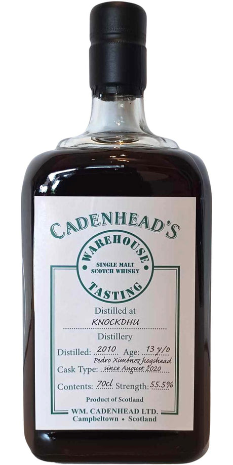Knockdhu 2010 (Cadenhead's) Warehouse Tasting 13 Year Old Scotch Whisky | 700ML at CaskCartel.com