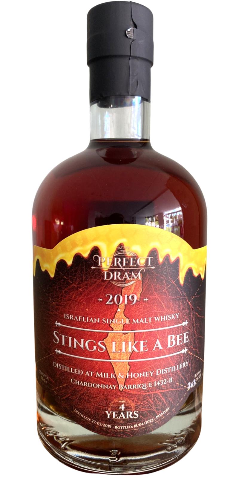 M&H 2019 Perfect Dram Sings Like A Bee Single Malt Whisky | 700ML at CaskCartel.com