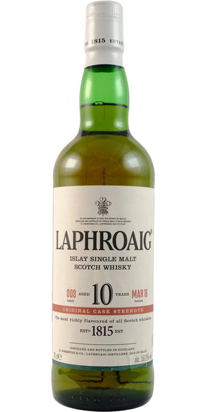 Laphroaig Cask Strength Batch 008 10 Year Old Whisky | 700ML at CaskCartel.com