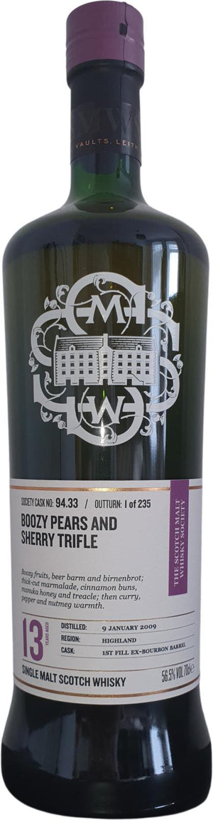 Fettercairn 2009 (SMWS) 94.33 Boozy Pears and Sherry Trifle (13 Year Old) Scotch Whisky  | 700ML at CaskCartel.com