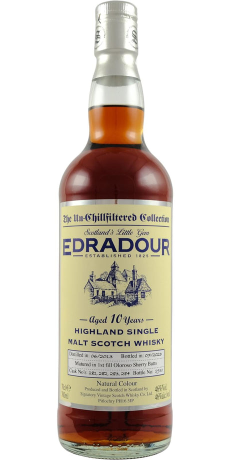 Edradour 10 Year Old (D.2013, B.2023) Multi Cask Signatory Vintage Scotch Whisky | 700ML at CaskCartel.com