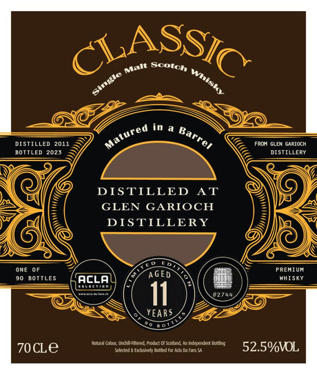 Glen Garioch 2011 (Acla da Fans) 11 Year Old Classic Scotch Whisky | 700ML at CaskCartel.com