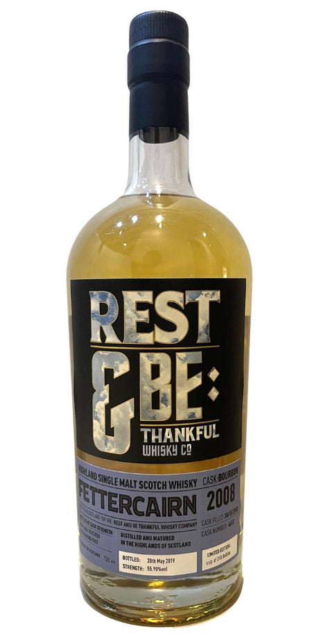 Fettercairn 2008 (Rest & be Thankful Whisky Company) 10 Year Old 2019 Release (Cask #4653) Single Malt Scotch Whisky | 700ML at CaskCartel.com