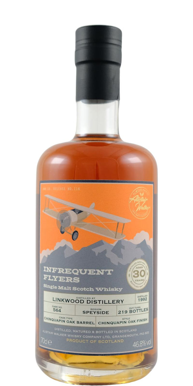 Linkwood Infrequent Flyers Chinquapin Oak Finish 1992 30 Year Old Whisky | 700ML at CaskCartel.com