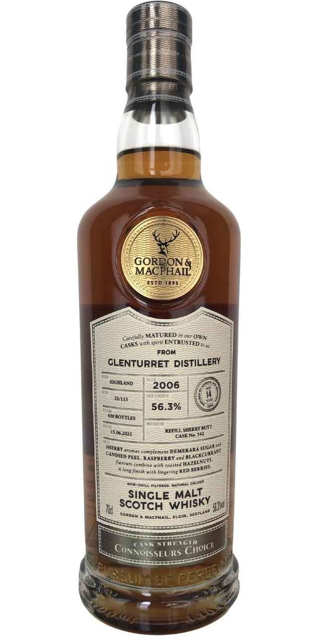 Glenturret 2006 GM Connoisseurs Choice - Cask Strength 14 Year Old 2021 Release Cask #542 Single Malt Scotch Whisky | 700ML at CaskCartel.com