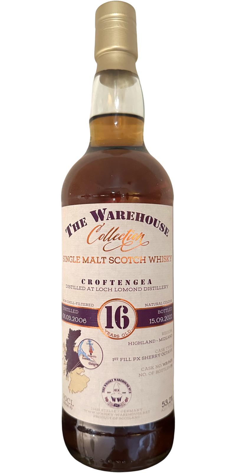 Croftengea 2006 WW8 (16 Year Old) Single Malt Scotch Whisky at CaskCartel.com