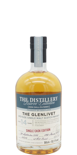 Glenlivet 2005 The Distillery Reserve Collection 14 Year Old 2020 Release (Cask #100302) Single Malt Scotch Whisky | 500ML at CaskCartel.com