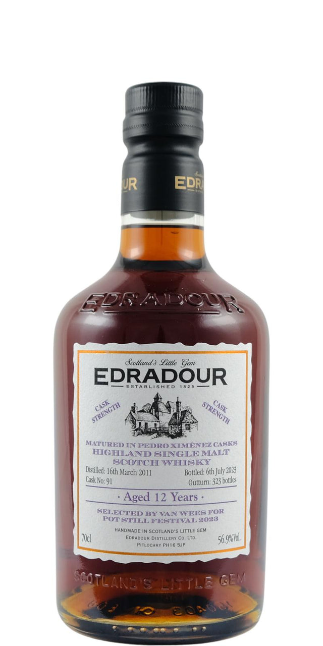Edradour 12 Year Old (D.2011, B.2023) Pedro Ximenez Casks Scotch Whisky | 700ML at CaskCartel.com