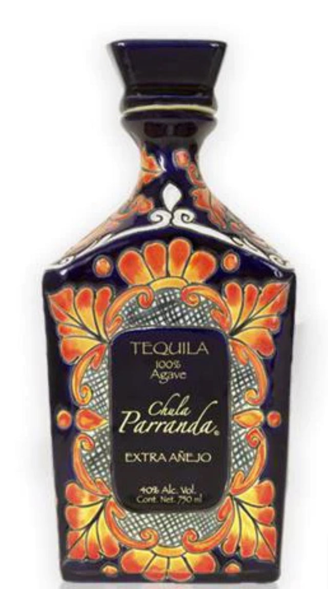 Chula Parranda Extra Anejo Artesanal Ceramic Blue | 750ML at CaskCartel.com