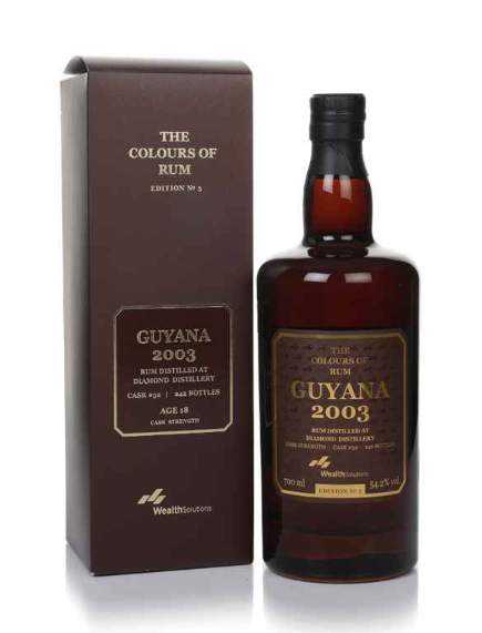 Diamond Distillery 18 Year Old 2003 Guyana Edition No. 5 - The Colours of Rum (Wealth Solutions) | 700ML