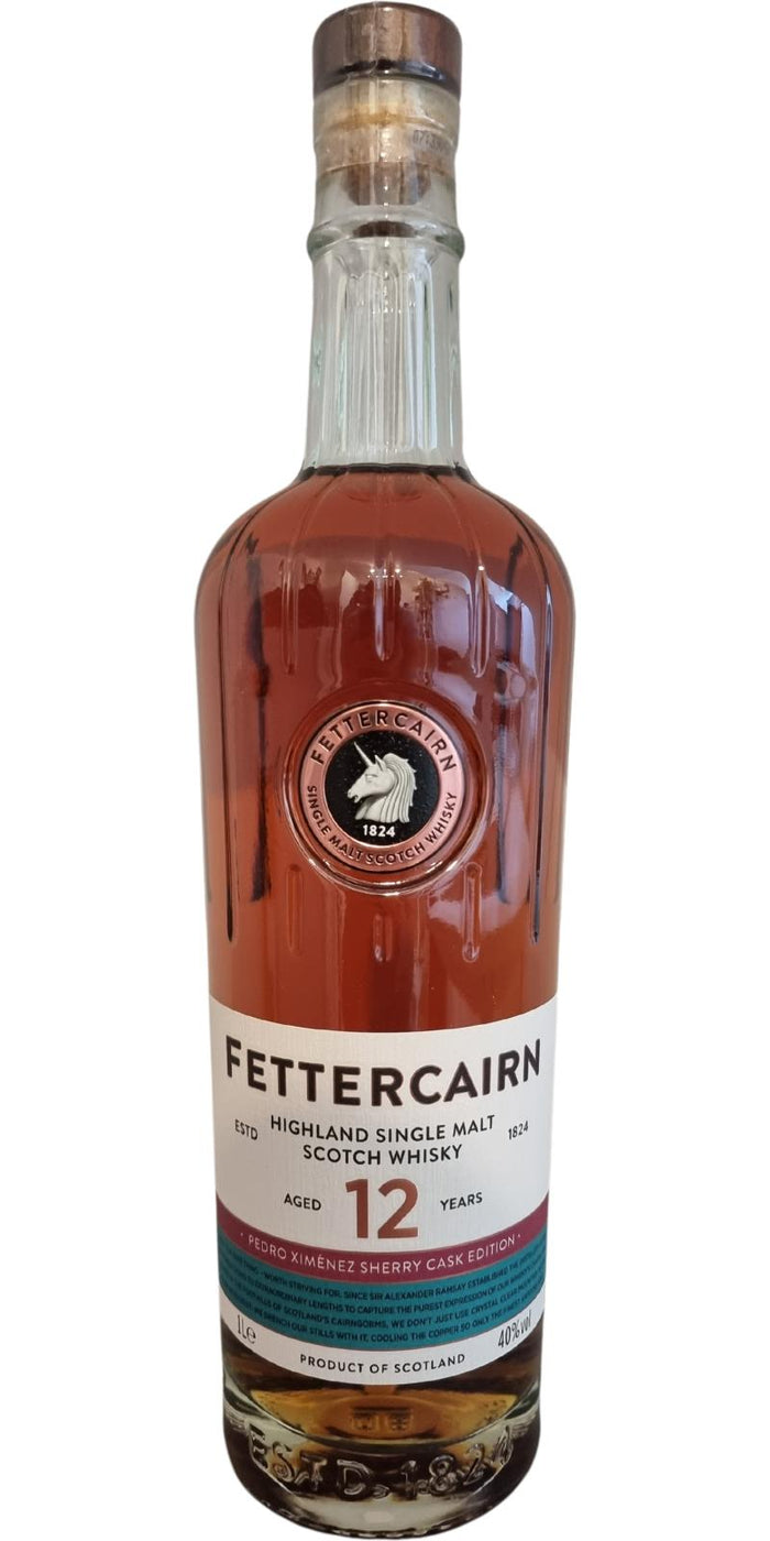 Fettercairn 12 Year Old Pedro Ximenes Sherry Cask Edition Single Malt Scotch Whisky | 1L