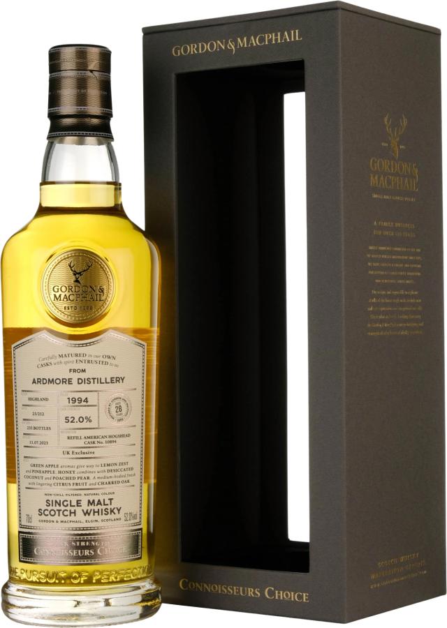Ardmore Connoisseurs Choice Single Cask #10894 1994 28 Year Old Whisky | 700ML