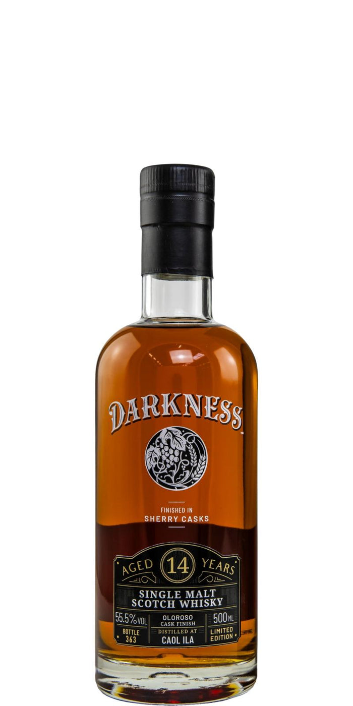 Undisclosed Irish Darkness Irish Single Malt Oloroso Cask Finish 2007 14 Year Old Whisky | 500ML