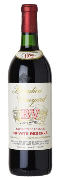 1979 | Beaulieu Vineyard | Georges de Latour Private Reserve Cabernet Sauvignon at CaskCartel.com