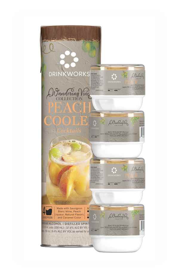 Drinkworks Peach Cooler Tube (4x Pods) | 4x50ML at CaskCartel.com