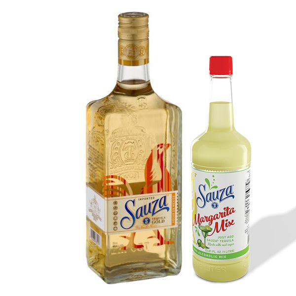 Sauza Gold Tequila With 1 Liter Margarita Mix