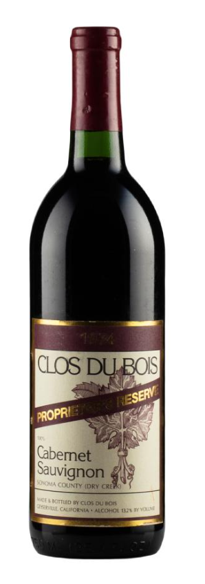 1974 | Clos du Bois | Proprietor's Reserve Cabernet Sauvignon at CaskCartel.com