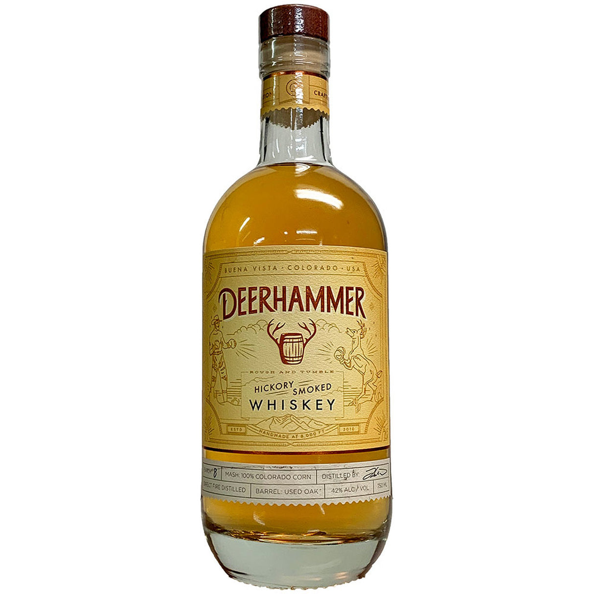 Deerhammer Rough & Tumble Hickory Smoked Corn Whiskey - CaskCartel.com