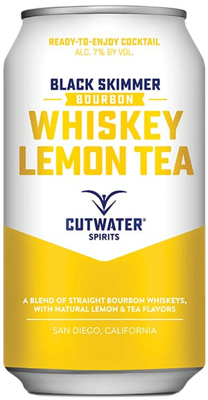 Cutwater Spirits Black Skimmer Whiskey Lemon Tea 4 Pack Ready-To-Enjoy Cocktails at CaskCartel.com