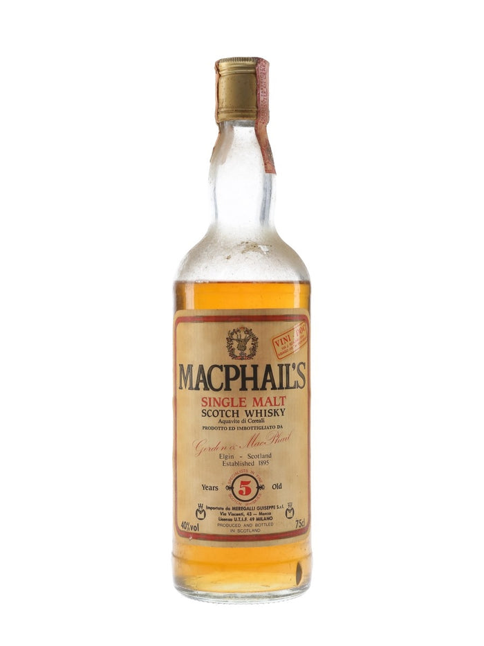 Macphail's 5 Year Old Gordon & Macphail Single Malt Scotch Whisky