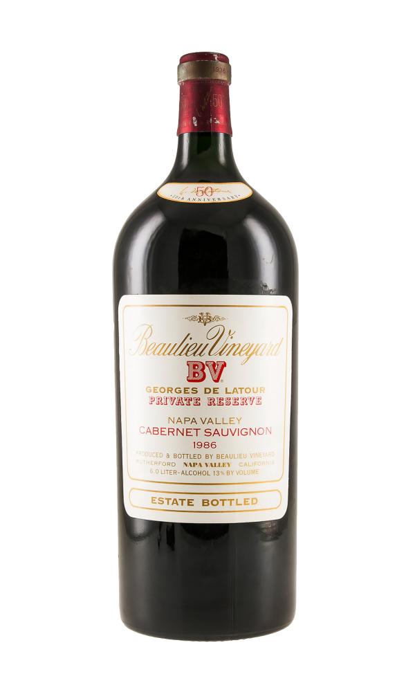 1986 | Beaulieu Vineyard | Georges de Latour Private Reserve Cabernet Sauvignon 6L at CaskCartel.com