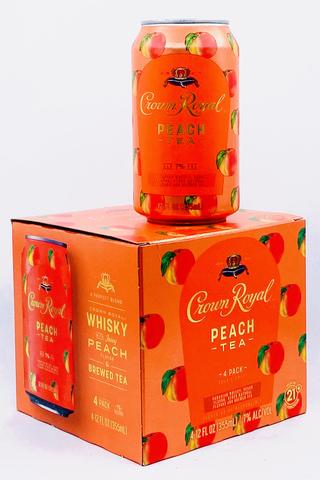 Crown Royal Peach Tea (4) Pack Cans