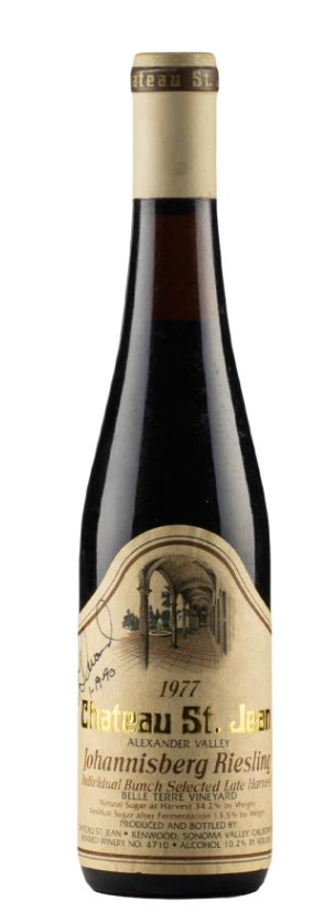 1977 | Chateau St Jean | Select Late Harvest Johannisberg Riesling (Half Bottle)