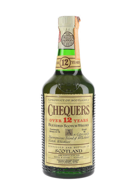 【古酒】CHEQUERS SCOTCH OVER 12YEARS チェッカーズ BUY] Chequers Over 12 Year Old Blended Scotch Whisky at CaskCartel.com