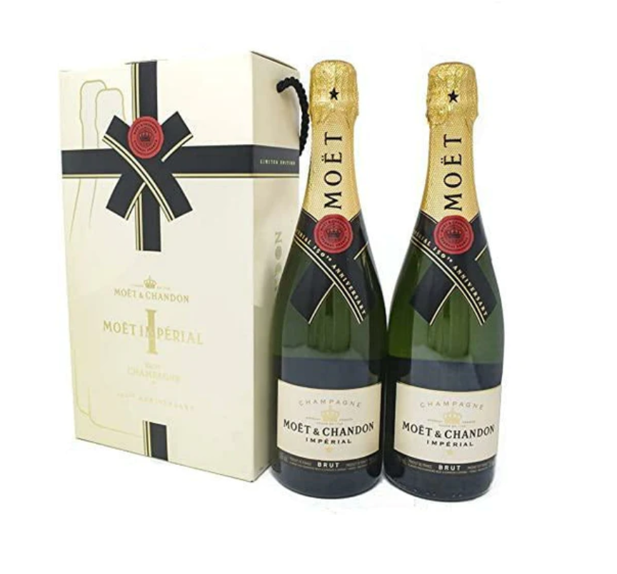 新品MOËT & CHANDON 2本セット BUY] 2021 | Moët & Chandon | Festive Twin Pack Brut Imperial at
