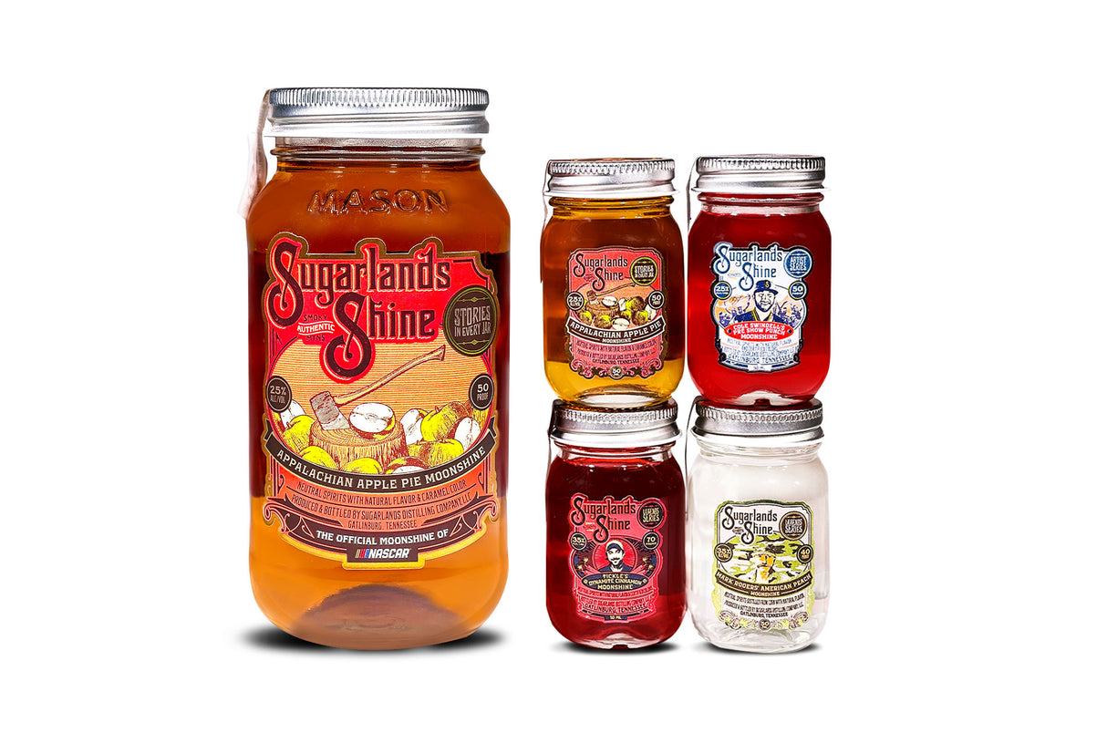 Sugarlands Moonshine 4 Mini Jar Gift Set at CaskCartel.com 1.1