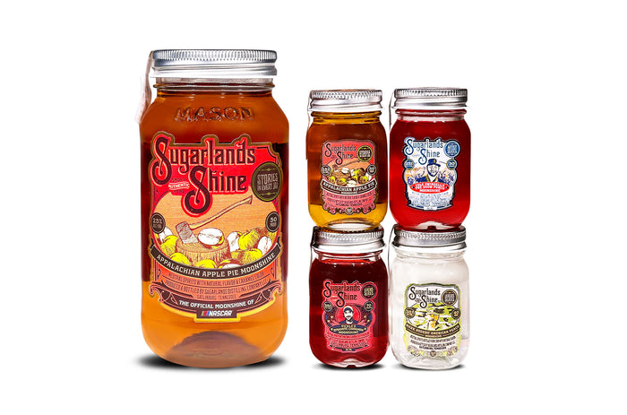 Sugarlands Moonshiner's (4) Mini Jar Souvenir Gift Set