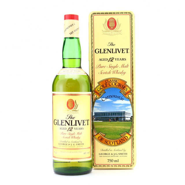 The Glenlivet 12 Year Old Classic Golf Courses Carnoustie Scotch Whisky at CaskCartel.com