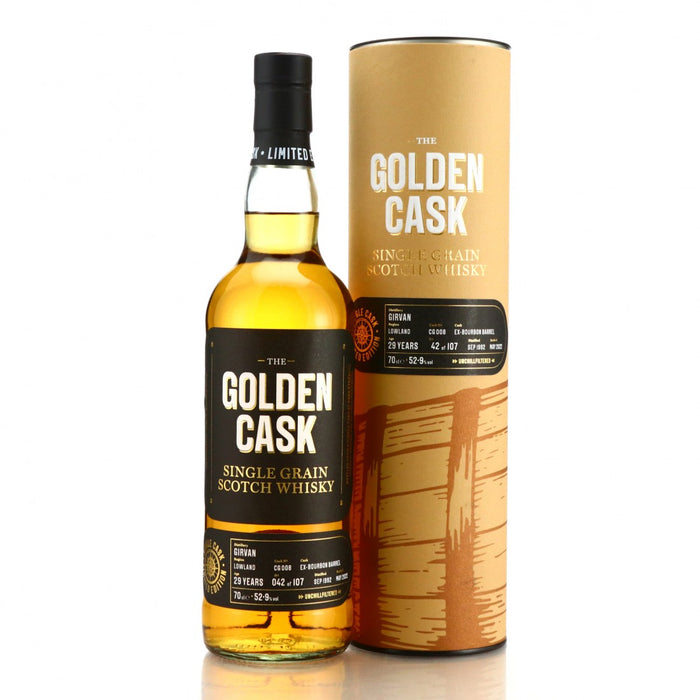 Girvan 1992 (The House of MacDuff) The Golden Cask 29 Year Old 2022 Release (Cask #CG008) Single Grain Whisky | 700ML