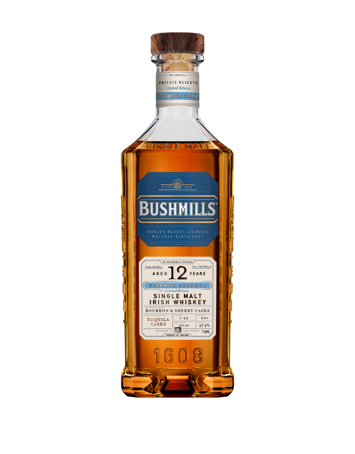 Bushmills® Private Reserve Limited Release 12 Year Old TequilaCask Single Malt Irish Whiskey